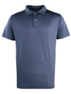 Photo of Premier Coolchecker Studded Polo in Navy, front view