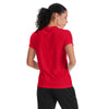 Model wearing Canterbury Canterbury Club Dry Tee Female in Red, back