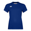 Canterbury Club Dry Tee Female in Royal, front