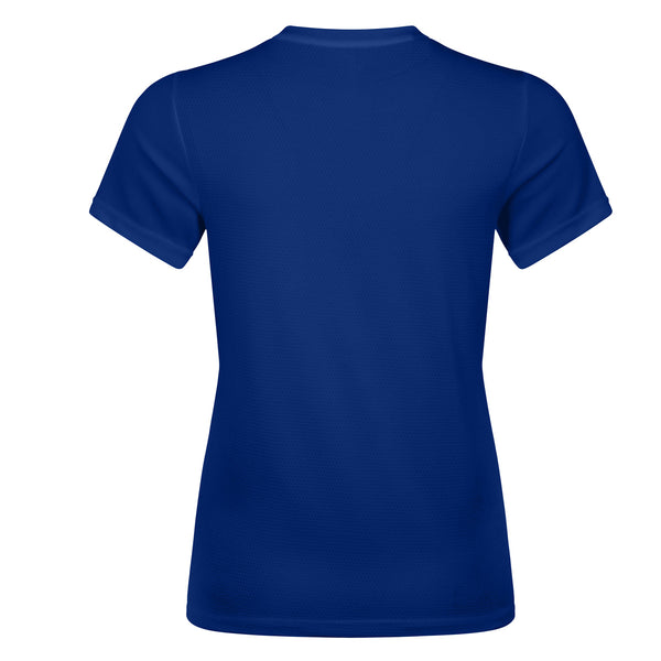 Canterbury Club Dry Tee Female in Royal, back