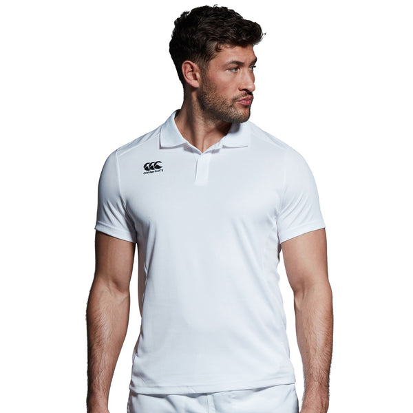 Canterbury Mens Club Dry Polo White