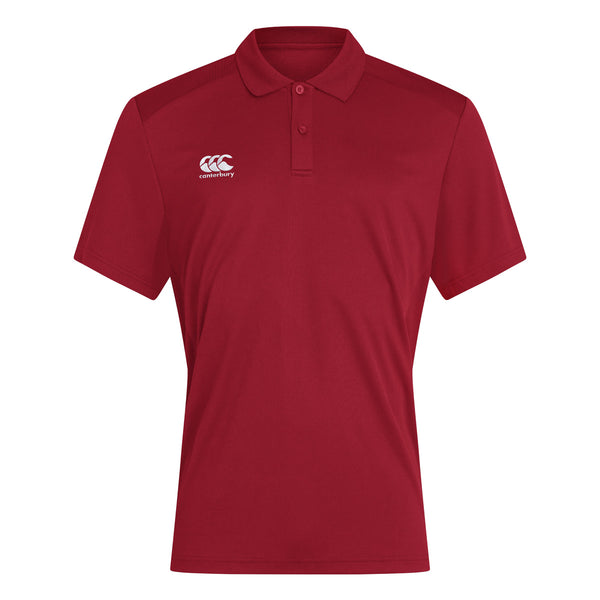 Canterbury Mens Club Dry Polo Red