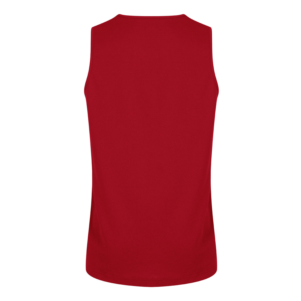 Front photo Canterbury Club Dry Singlet in Red