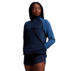 Photo of model wearing Canterbury Ladies Elite 1/4 Zip Top front view