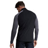 Photo of model wearing Canterbury Mens Elite First Layer Black, back view