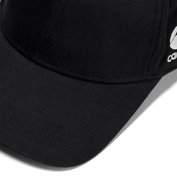 A photo of the Canterbury Team Baseball Cap in Black , top view