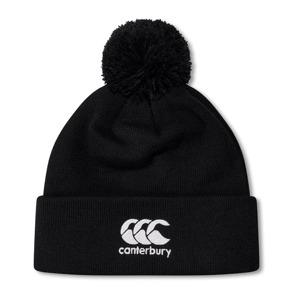 Canterbury Club Bobble Hat Black