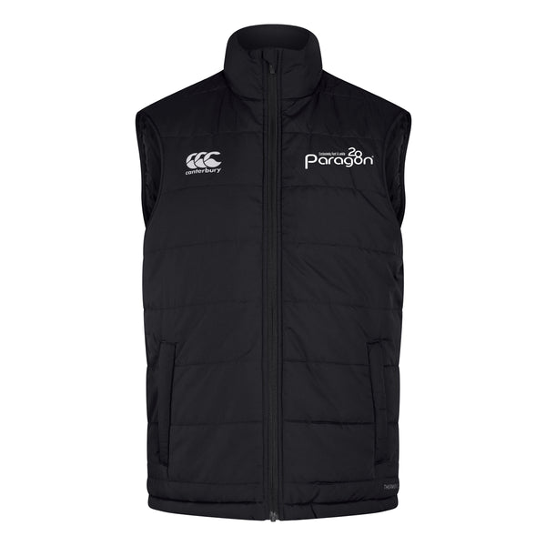 Paragon28 Unisex Gilet with Paragon28 logo on left chest.