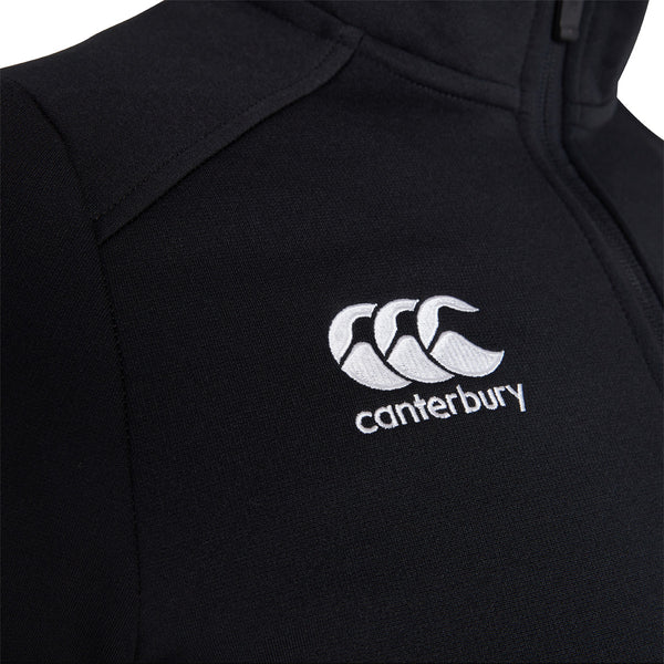 Canterbury Womens Club 1/4 Zip Mid Layer Training Top Black