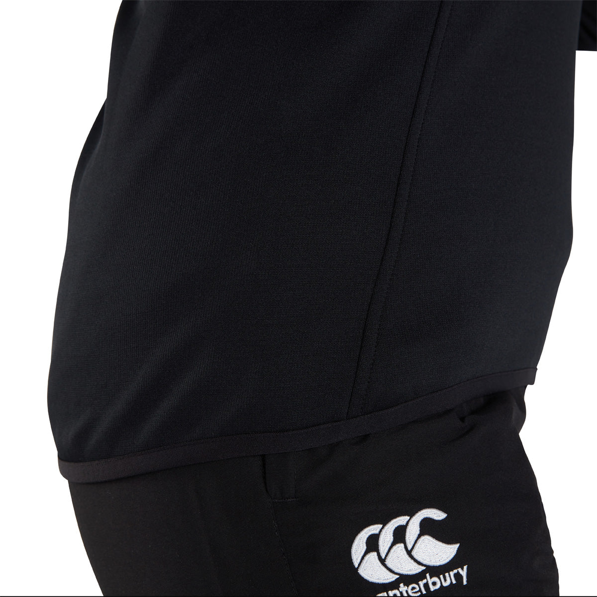 Canterbury Womens Club 1/4 Zip Mid Layer Training Top Black