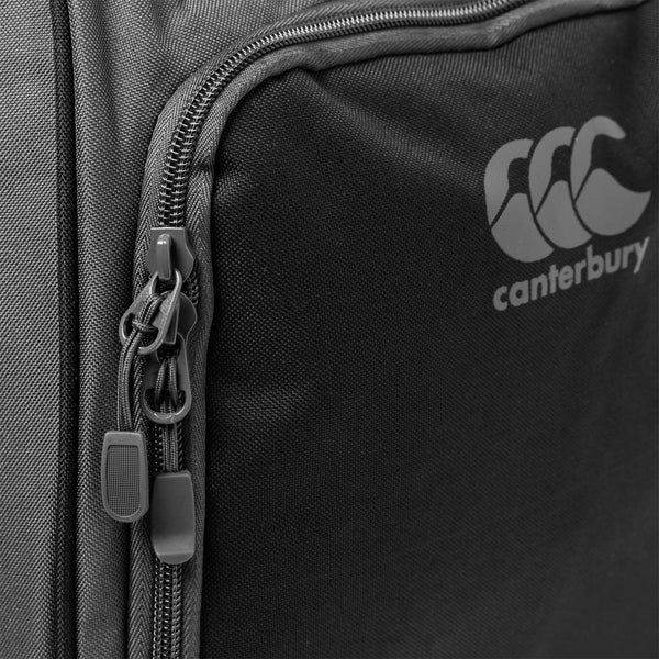 Photo of Canterbury Classic Holdall in Black, close up of end pocket