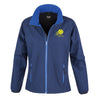 An image of the Loughrea Tennis Club Softshell Jacket in Navy/Royal with embroidered club crest on left chest.