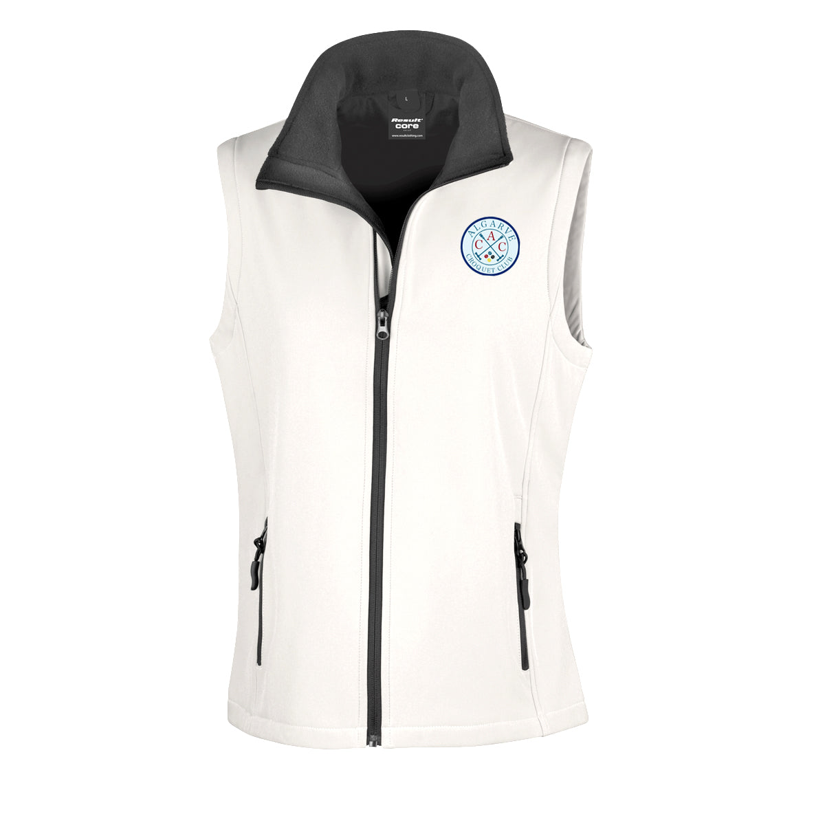 Algarve Croquet Club Ladies Softshell Gillet