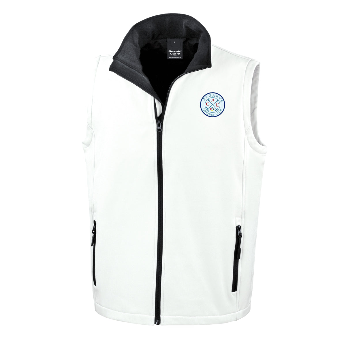 Algarve Croquet Club Mens Softshell Gillet