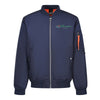 Blessington Tidy Towns Pro Pilot Jacket in Navy, with embroidered crest on left chest.