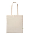 Organic cotton shopper long handle