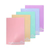 Premto A4 160pg Durable Cover Mansucript Book Pastel 5 Asst