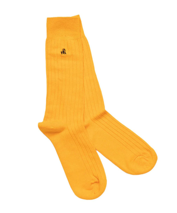 Swole Panda Bumblebee Yellow Socks