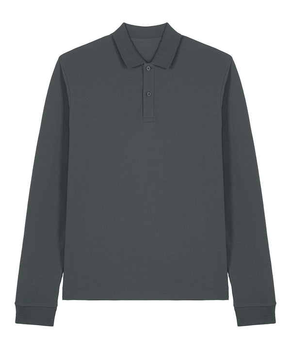 Prepster long sleeve unisex polo (STPU332)