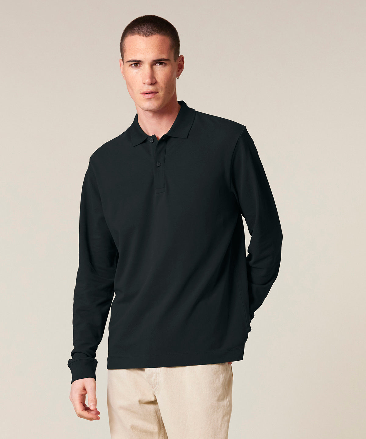Prepster long sleeve unisex polo (STPU332)