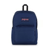 A front view photo of the JanSport SuperBreak Plus in Navy