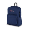A side view photo of the JanSport SuperBreak Plus in Navy