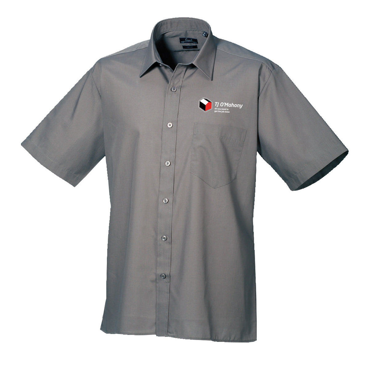 TJ O'Mahony PR202 Short Sleeve Poplin Shirt