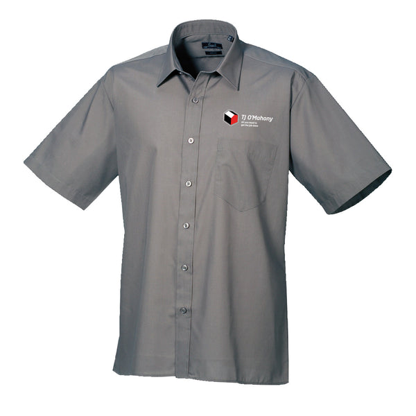 TJ O'Mahony PR202 Short Sleeve Poplin Shirt