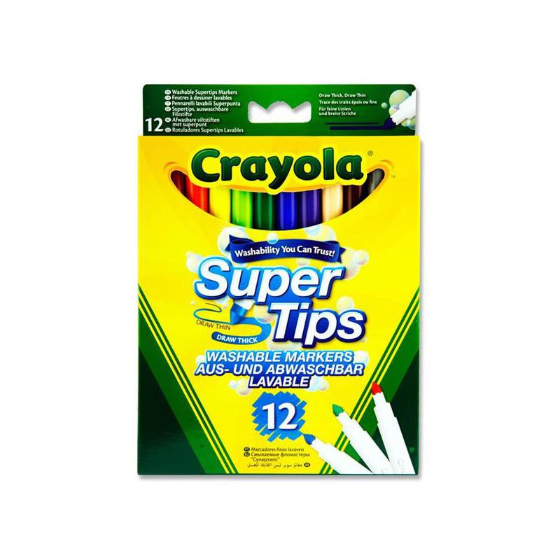 Crayola Supertips Washable Markers (12 PK)
