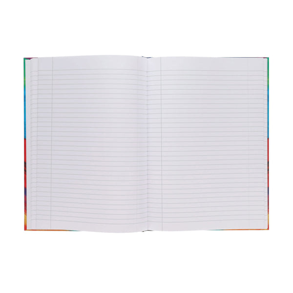 Premier Rainbow A4 160pg Hardcover Notebook