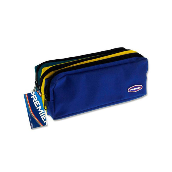 Premier 3 Pocket Zip Pencil Case