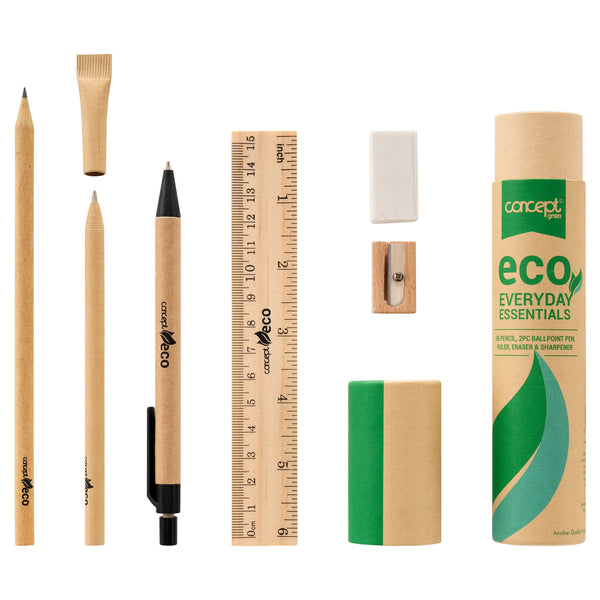 A photo of the Concept  Set 6 Stationery Eco Everyday Essentials