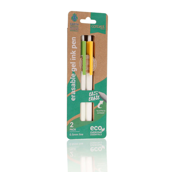 Concept Green Pkt2 Erasable Gel Ink Pen 0.5mm