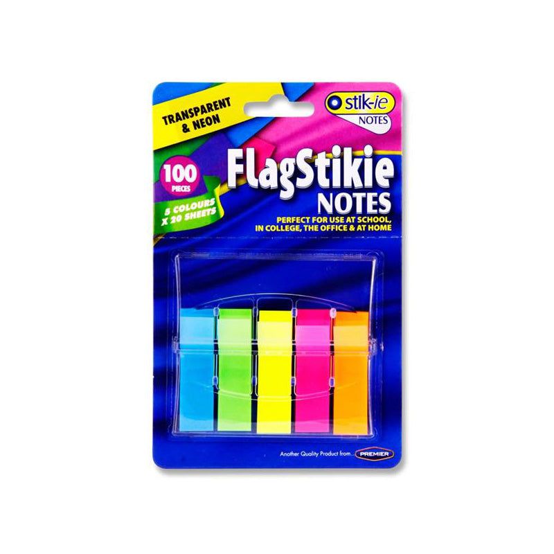 Stikie Notes 5x20 Sheet Pop Up Flag Page Markers