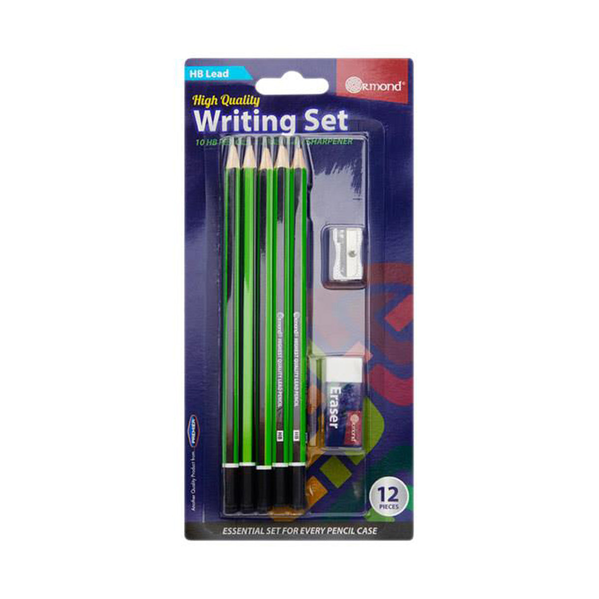 A photo of the Ormond 12Pce Carded Writing Stationery Set, Carded.