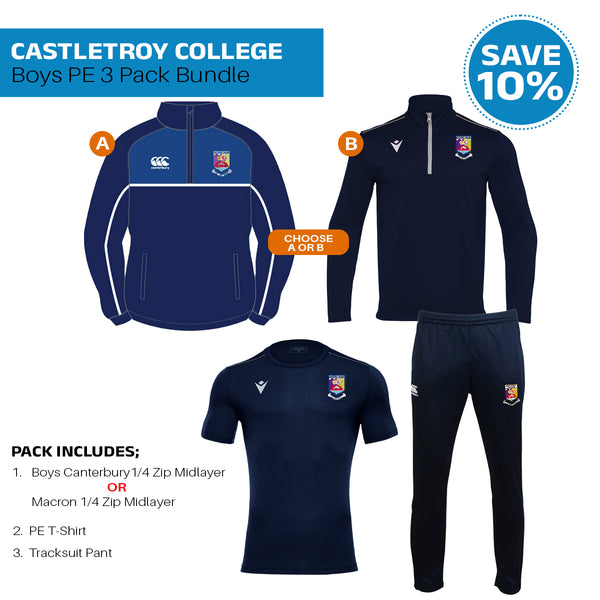 Castletroy College Boys 3 Pack Bundle (Compulsory)