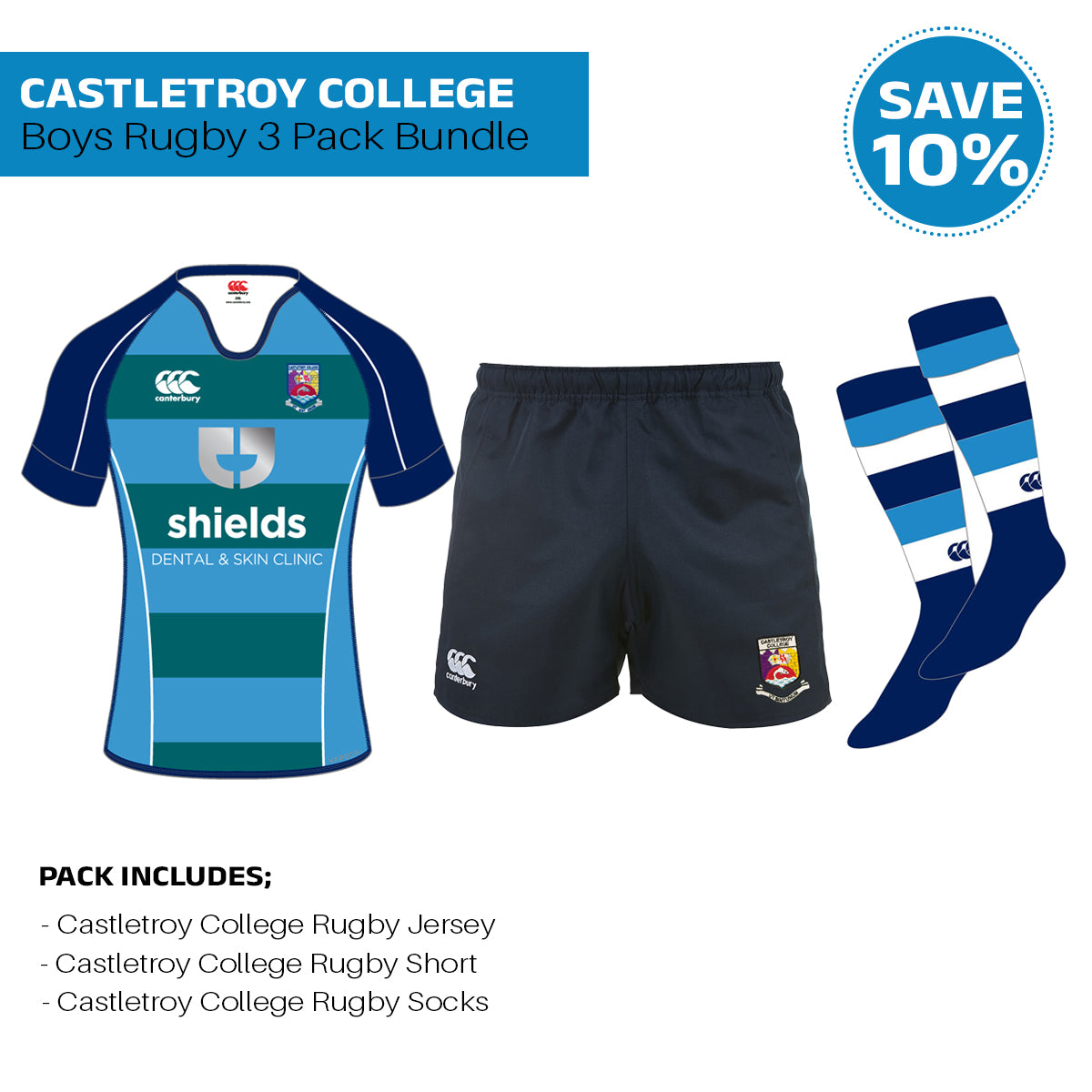 Castletroy College Rugby Pack Bundle