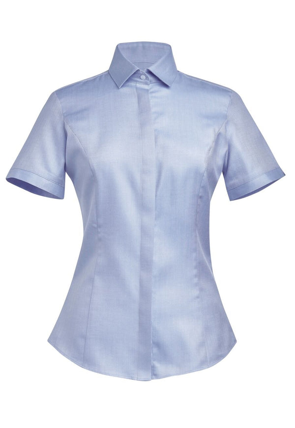 Chianti Blouse Cotton Herringbone