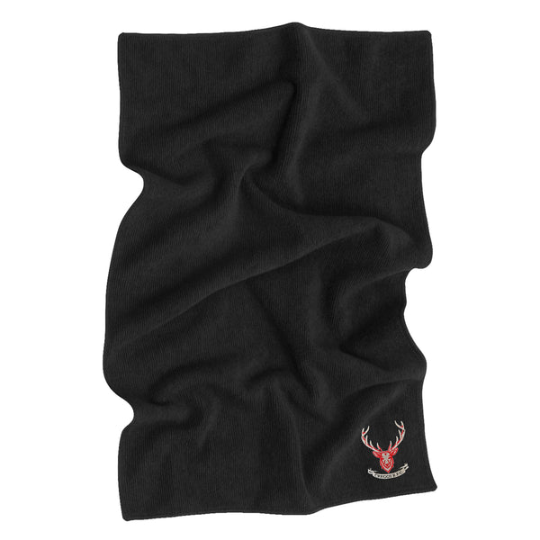 Creggs RFC Microfibre Gym Towel with embroidered club crest, bottom right corner