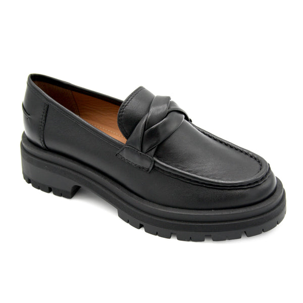 A photo of the Dubarry 'Kew' girls school shoe in black.