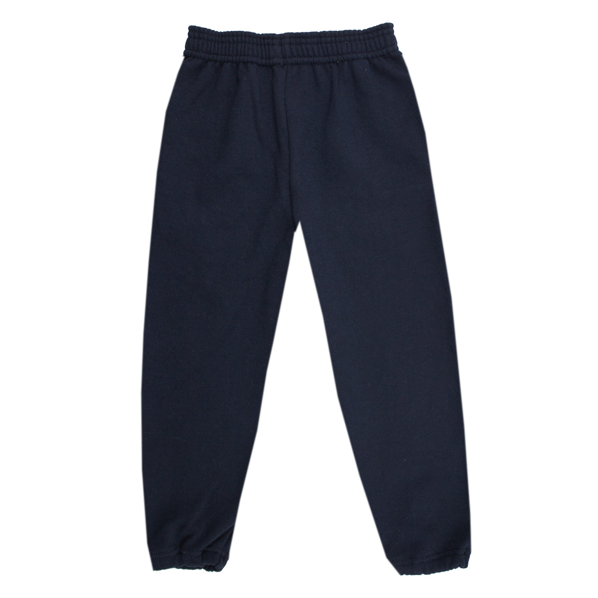A photo of the Lansdowne Lodge Montessori Tracksuit Bottoms in Navy, front view
