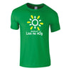 Photo of the Lios na nÓg Junior T-Shirt in Green, front view