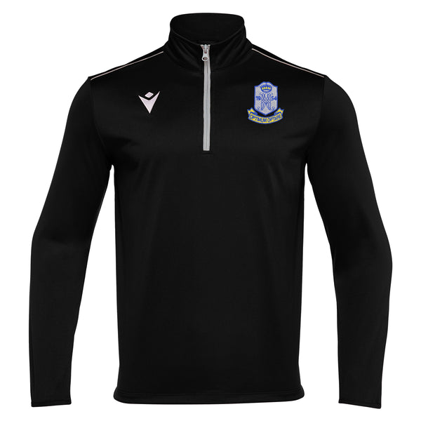 A photo of the Marian College Tracksuit Top with embroidered school crest on left chest., front view