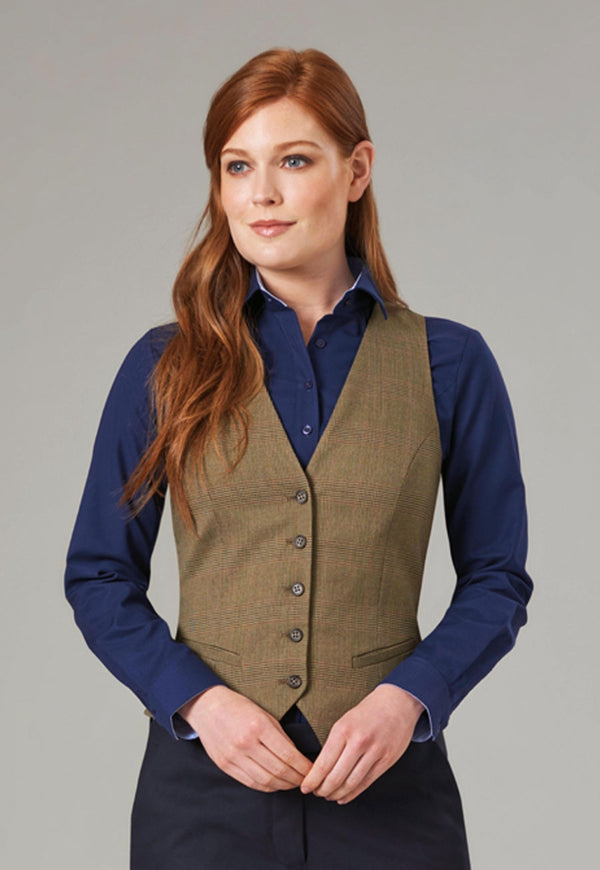 Olivia Check Waistcoat