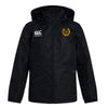 A photo of the Seapoint RC Vaposhield Full Zip Rain Jacket in Black, with embroidered club crest on left chest.