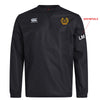 A photo of the Seapoint RC Vaposhield Training Top in Black, with embroidered club crest on left chest. Add initials