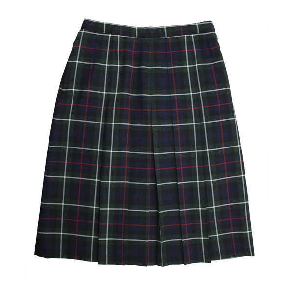 A photo of the The High School Dublin scchool uniform skirt in Navy/Red