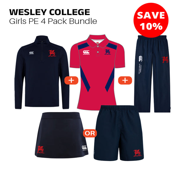Wesley College Girls PE 4 Pack Bundle