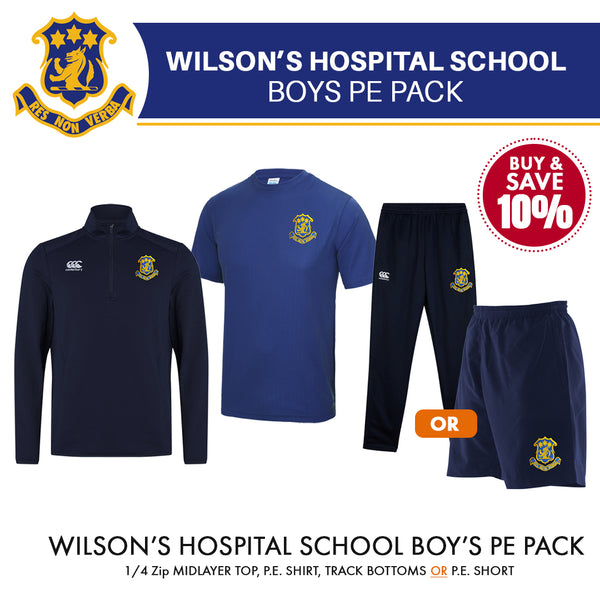 Wilson's Hospital School Boys PE Pack, Buys & Save