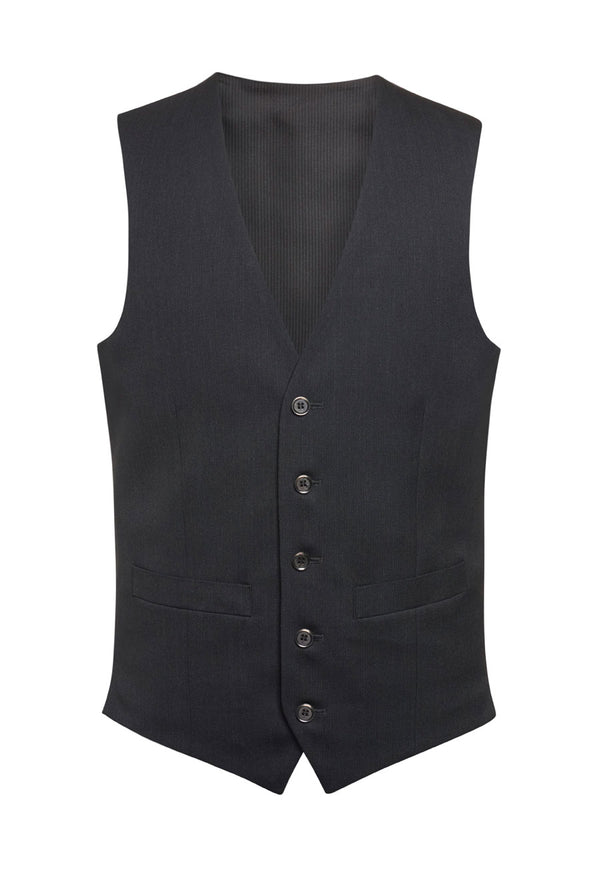 Brook Taverner Capital Mens Waistcoat in Charcoal